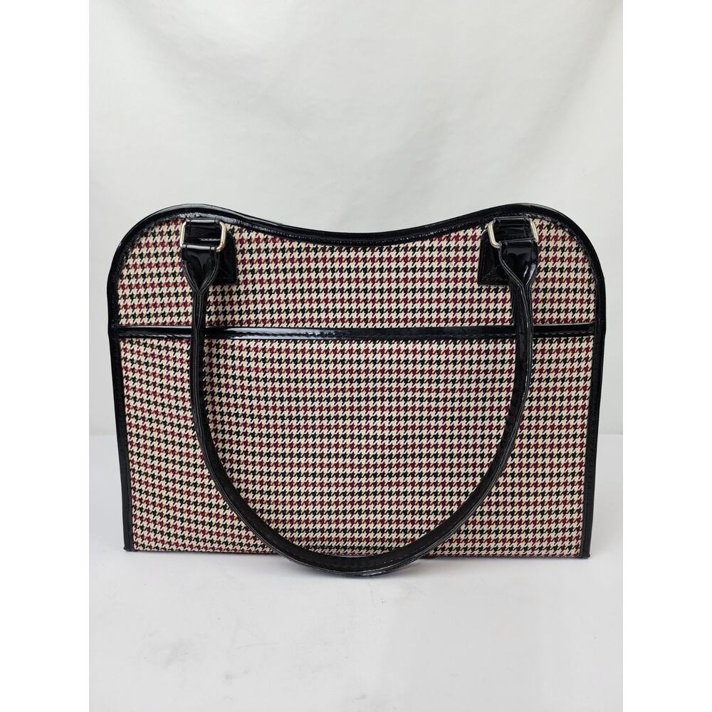 Pet Carrier Soft Sided Small Dog Cat Classic Houndstooth Fashionable Accessory
